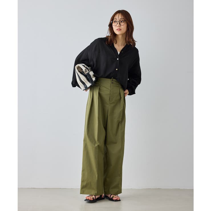 布帛シアーカーディガンブラウス | ROPE' PICNIC | 詳細画像3 