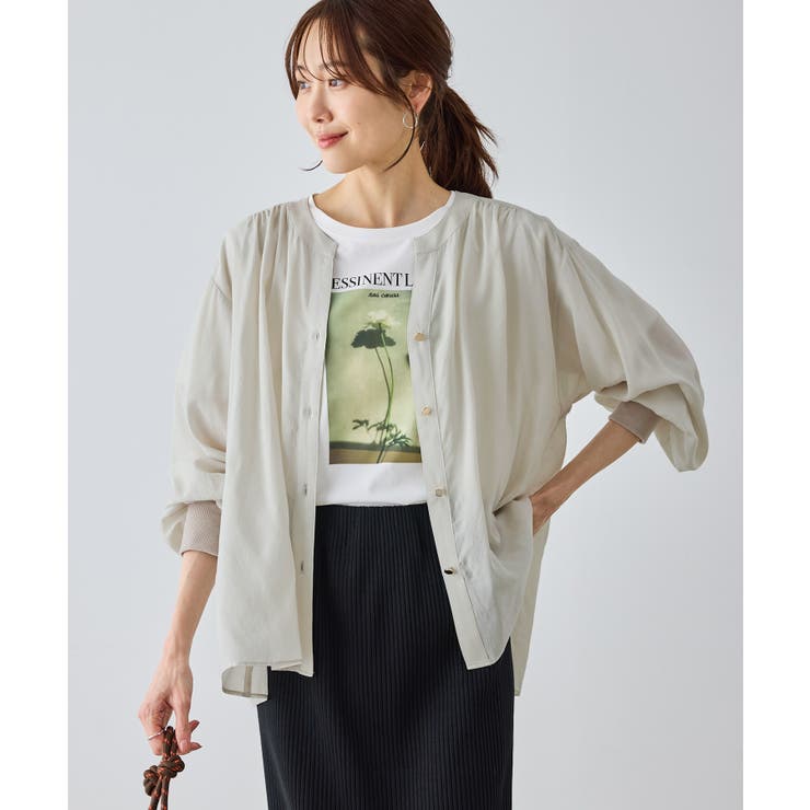 キナリ(16) | 布帛シアーカーディガンブラウス | ROPE' PICNIC
