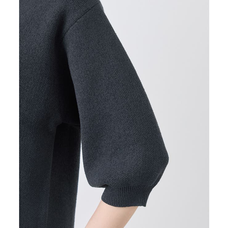 【emur/エミュール】モールヤーン畦ニット5分袖カーディガン | ROPE' PICNIC | 詳細画像29 