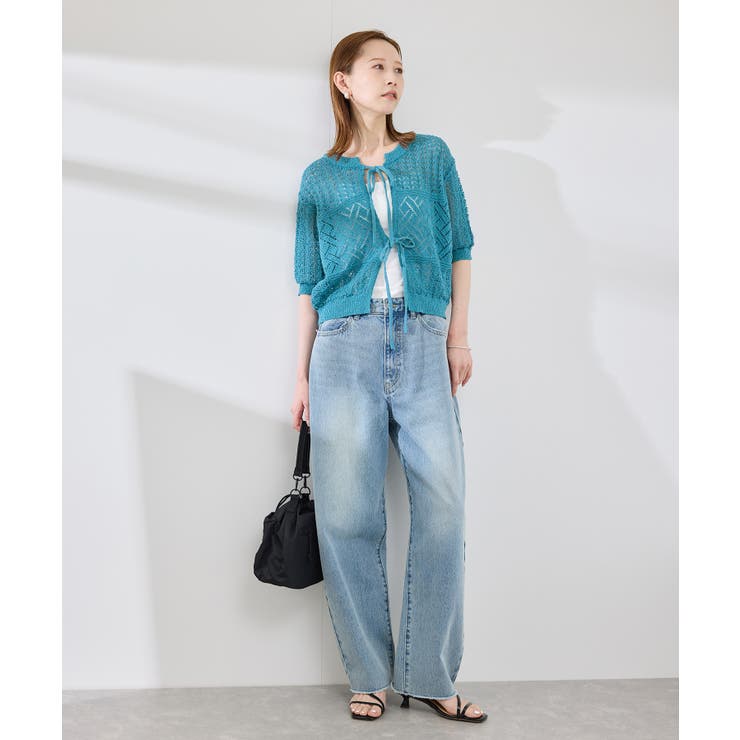 【前後2WAY】透かし編みレースカーディガン | ROPE' PICNIC | 詳細画像14 