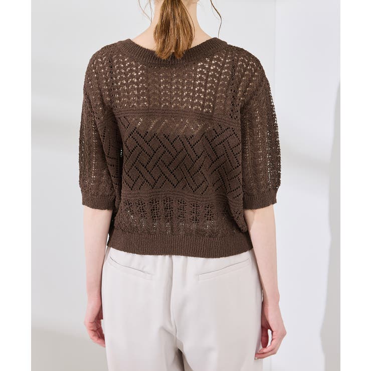 【前後2WAY】透かし編みレースカーディガン | ROPE' PICNIC | 詳細画像27 