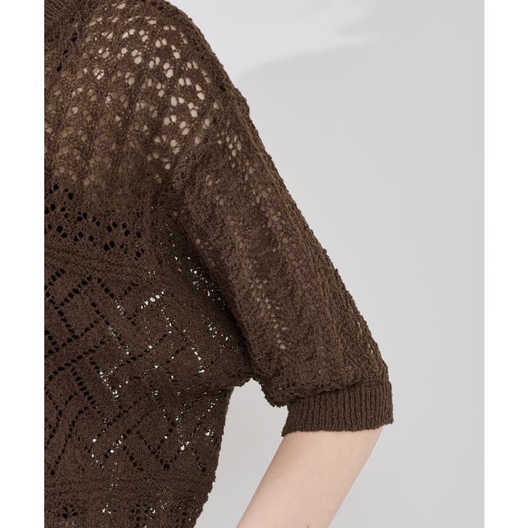 【前後2WAY】透かし編みレースカーディガン | ROPE' PICNIC | 詳細画像30 