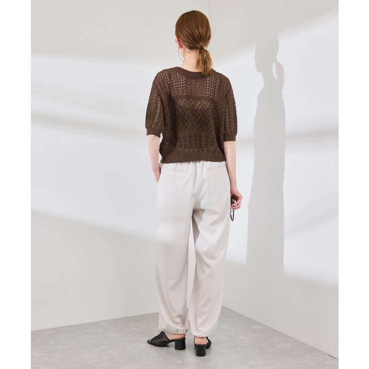 【前後2WAY】透かし編みレースカーディガン | ROPE' PICNIC | 詳細画像5 