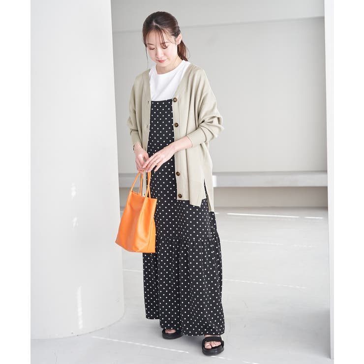 【WEB限定カラー:モカ,ブルー】アンチピリングVあきニットカーディガン | ROPE' PICNIC | 詳細画像19 