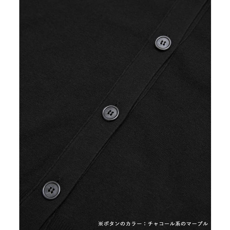 【WEB限定カラー:モカ,ブルー】アンチピリングVあきニットカーディガン | ROPE' PICNIC | 詳細画像32 