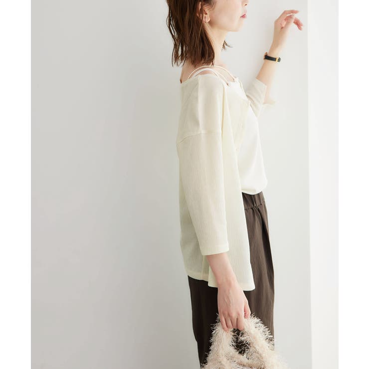 2WAY/シアー楊柳カーディガンプルオーバー | ROPE' PICNIC | 詳細画像18 