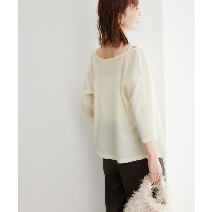 2WAY/シアー楊柳カーディガンプルオーバー | ROPE' PICNIC | 詳細画像19 