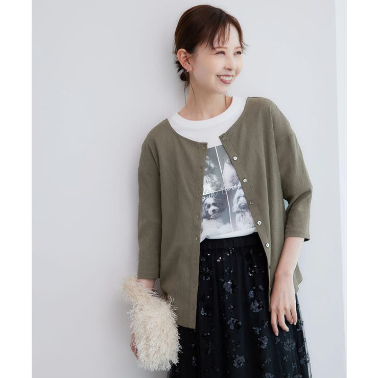 2WAY/シアー楊柳カーディガンプルオーバー | ROPE' PICNIC | 詳細画像23 