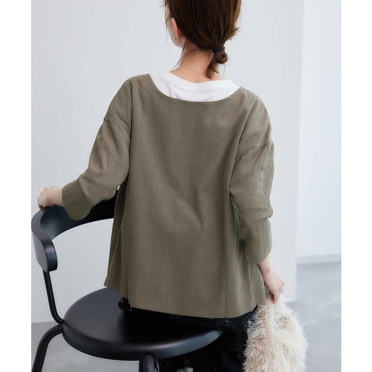 2WAY/シアー楊柳カーディガンプルオーバー | ROPE' PICNIC | 詳細画像26 