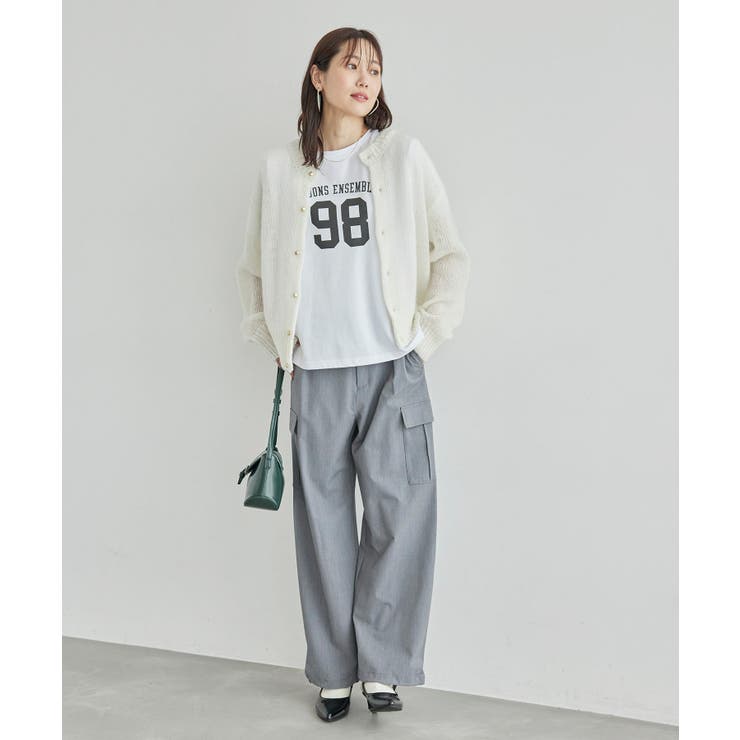 モヘヤ混メタル釦カーディガン | ROPE' PICNIC | 詳細画像13 