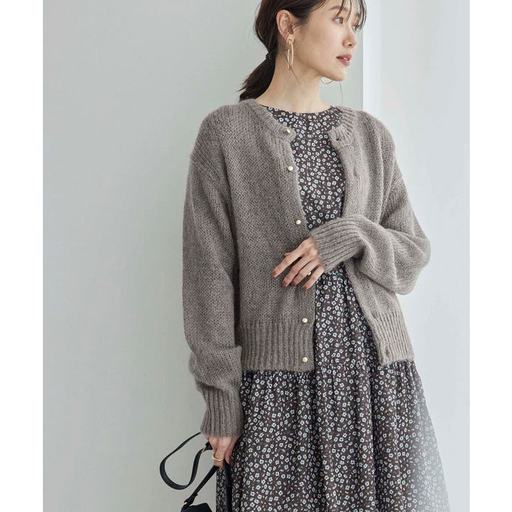 モヘヤ混メタル釦カーディガン | ROPE' PICNIC | 詳細画像20 