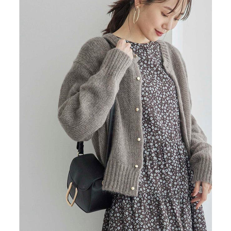 モヘヤ混メタル釦カーディガン | ROPE' PICNIC | 詳細画像21 