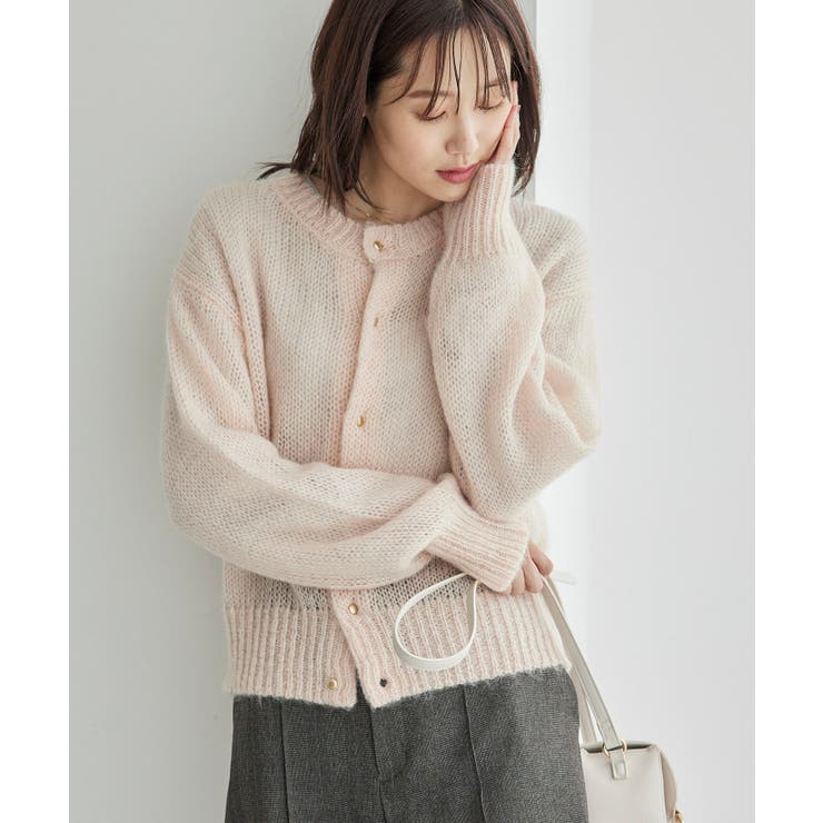モヘヤ混メタル釦カーディガン | ROPE' PICNIC | 詳細画像28 