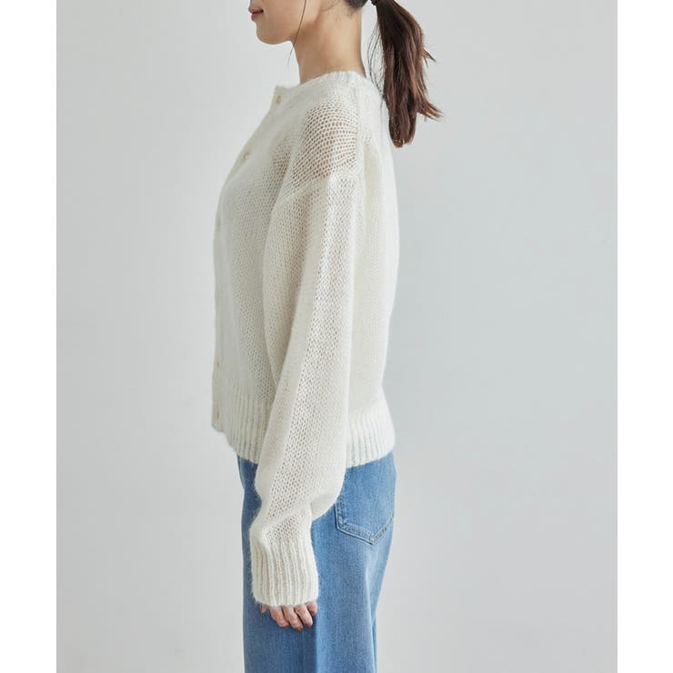 モヘヤ混メタル釦カーディガン | ROPE' PICNIC | 詳細画像31 