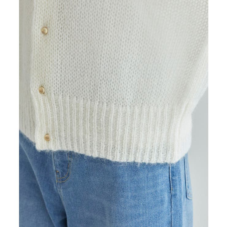 モヘヤ混メタル釦カーディガン | ROPE' PICNIC | 詳細画像35 