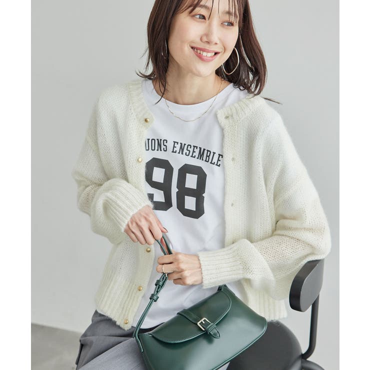 キナリ(16) | モヘヤ混メタル釦カーディガン | ROPE' PICNIC