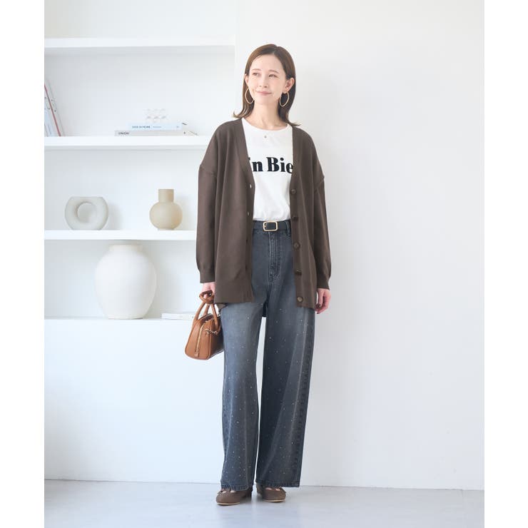 Vネックフォルムカーディガン | ROPE' PICNIC | 詳細画像18 