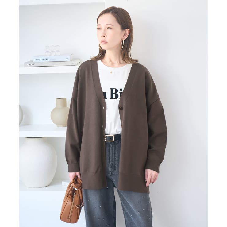 Vネックフォルムカーディガン | ROPE' PICNIC | 詳細画像20 