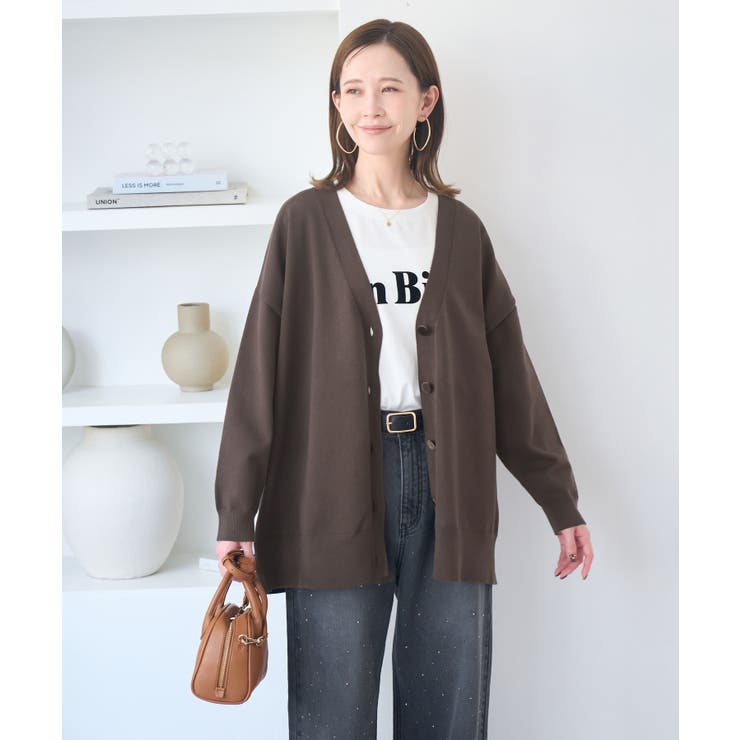 Vネックフォルムカーディガン | ROPE' PICNIC | 詳細画像22 