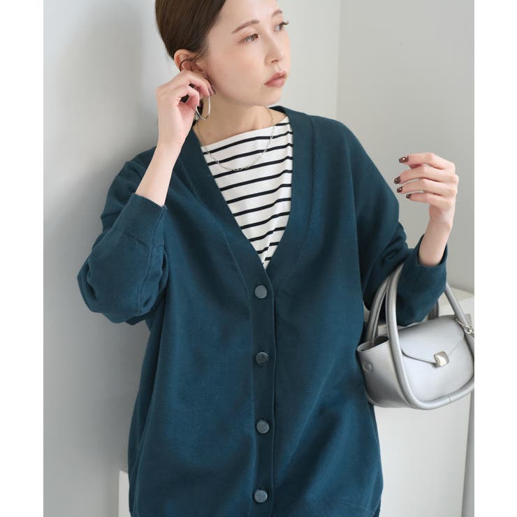 Vネックフォルムカーディガン | ROPE' PICNIC | 詳細画像30 