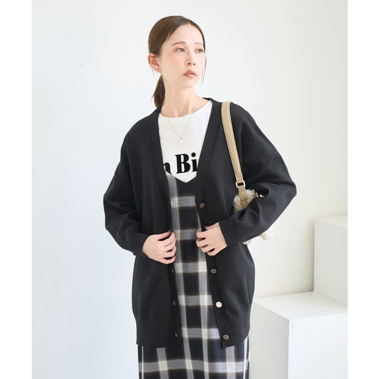 Vネックフォルムカーディガン | ROPE' PICNIC | 詳細画像6 