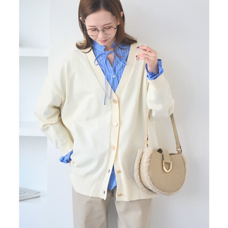 キナリ(16) | Vネックフォルムカーディガン | ROPE' PICNIC