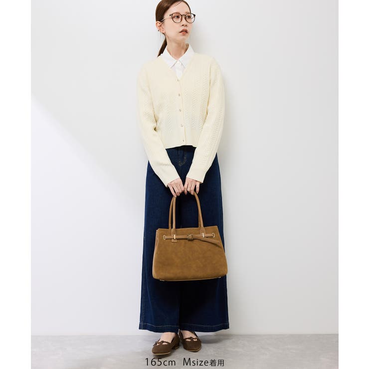 【アンチピリング・洗濯機OK】ミニケーブルカーディガン | ROPE' PICNIC | 詳細画像14 