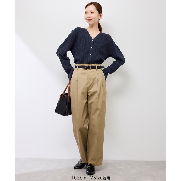 【アンチピリング・洗濯機OK】ミニケーブルカーディガン | ROPE' PICNIC | 詳細画像23 