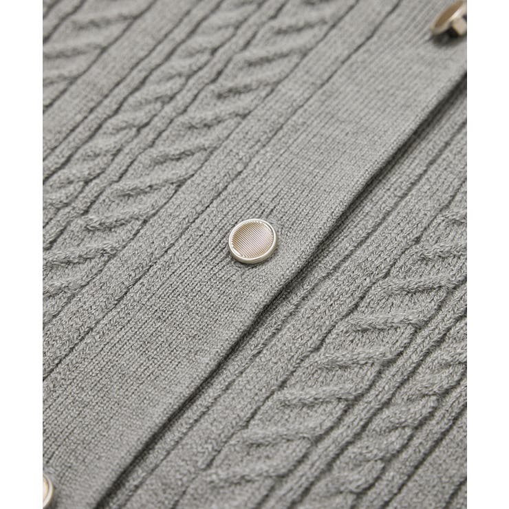 【アンチピリング・洗濯機OK】ミニケーブルカーディガン | ROPE' PICNIC | 詳細画像37 