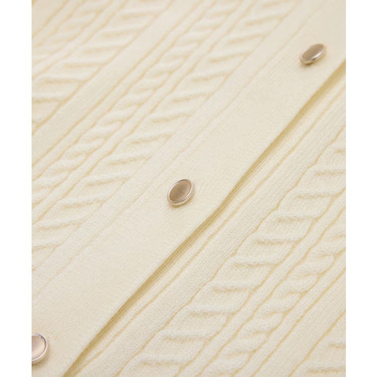 【アンチピリング・洗濯機OK】ミニケーブルカーディガン | ROPE' PICNIC | 詳細画像39 