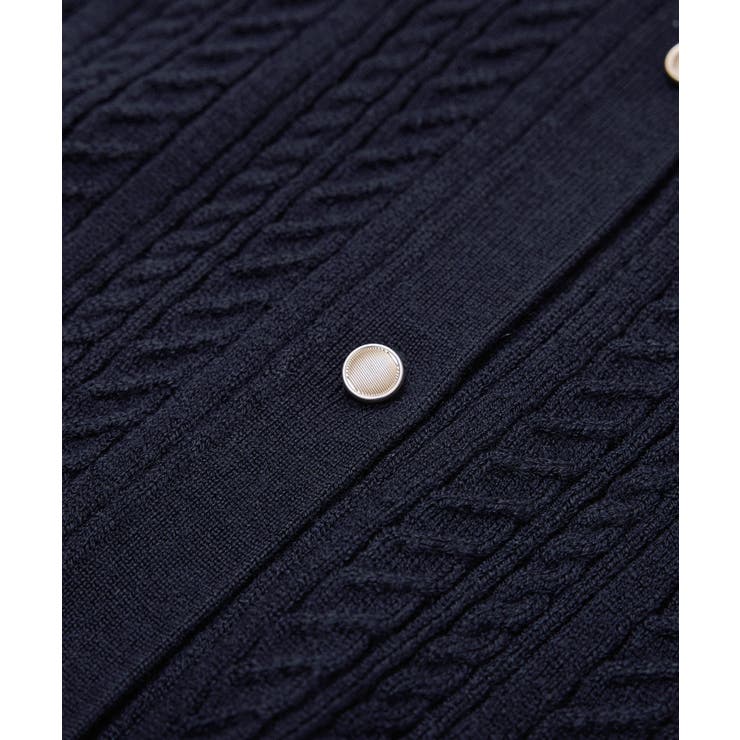 【アンチピリング・洗濯機OK】ミニケーブルカーディガン | ROPE' PICNIC | 詳細画像40 