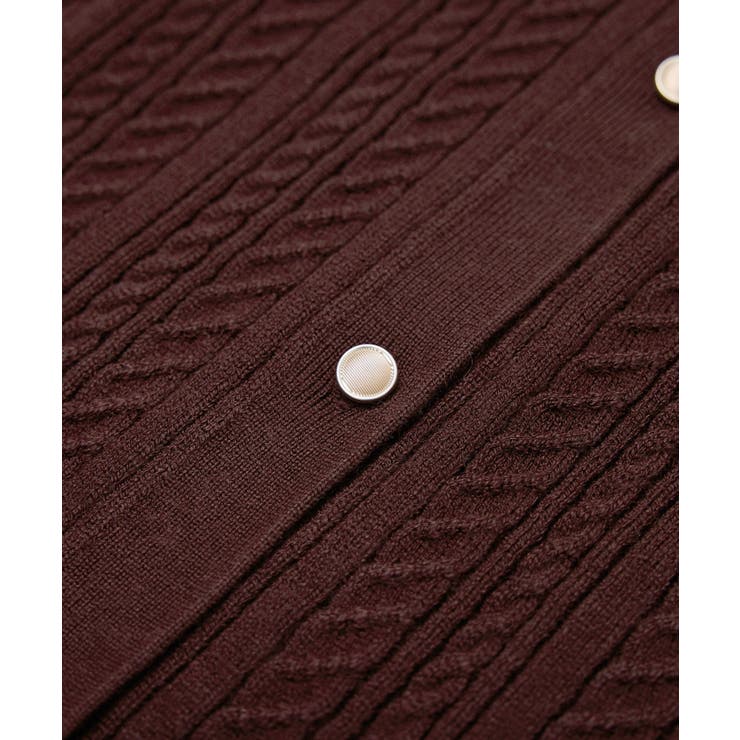 【アンチピリング・洗濯機OK】ミニケーブルカーディガン | ROPE' PICNIC | 詳細画像41 