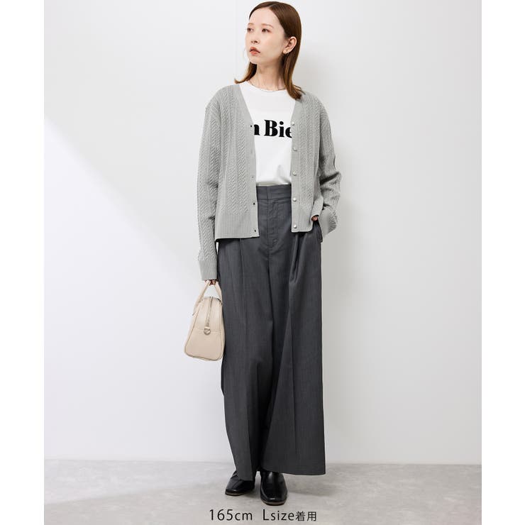 【アンチピリング・洗濯機OK】ミニケーブルカーディガン | ROPE' PICNIC | 詳細画像6 