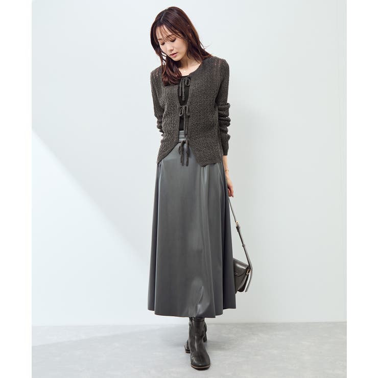 レース編みメッシュニットカーディガン | ROPE' PICNIC | 詳細画像17 