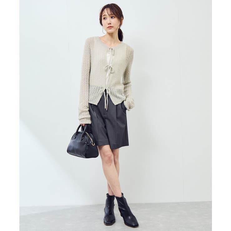 レース編みメッシュニットカーディガン | ROPE' PICNIC | 詳細画像24 