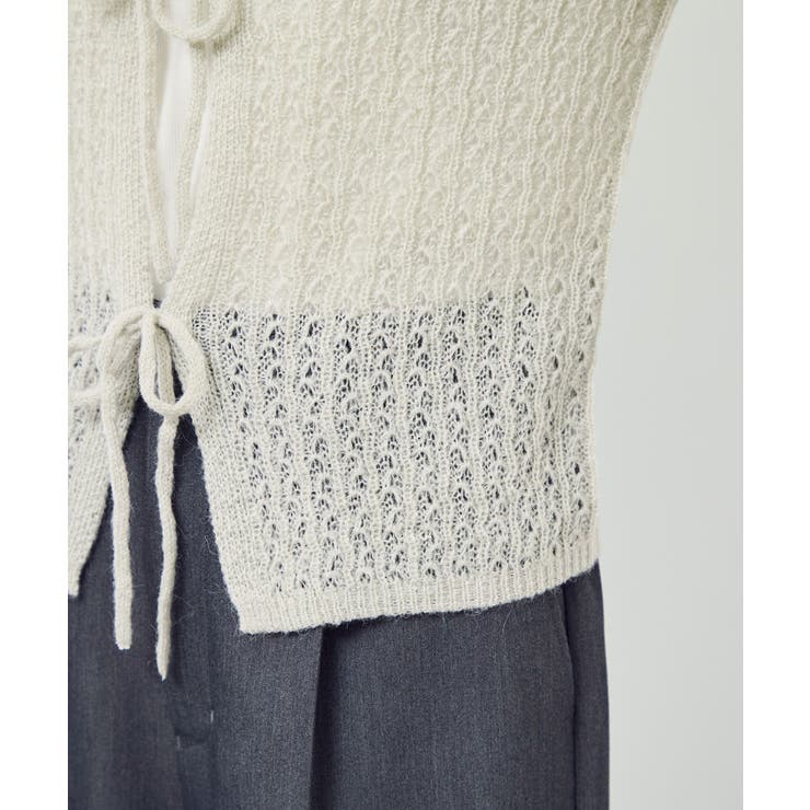レース編みメッシュニットカーディガン | ROPE' PICNIC | 詳細画像35 