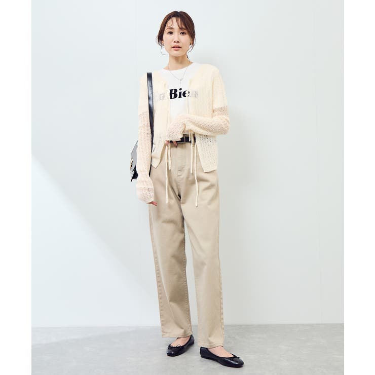 レース編みメッシュニットカーディガン | ROPE' PICNIC | 詳細画像8 