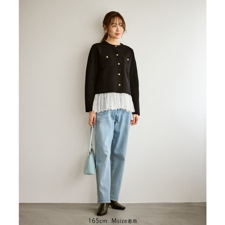 【洗濯機OK】ミラノリブニットカーディガン | ROPE' PICNIC | 詳細画像2 