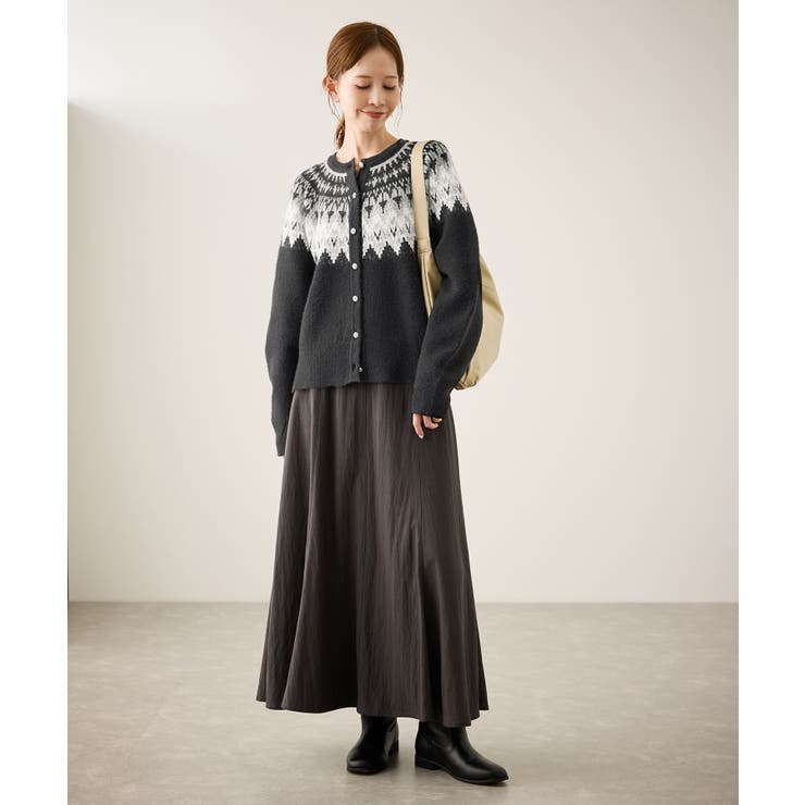 ノルディック柄カーディガン | ROPE' PICNIC | 詳細画像2 