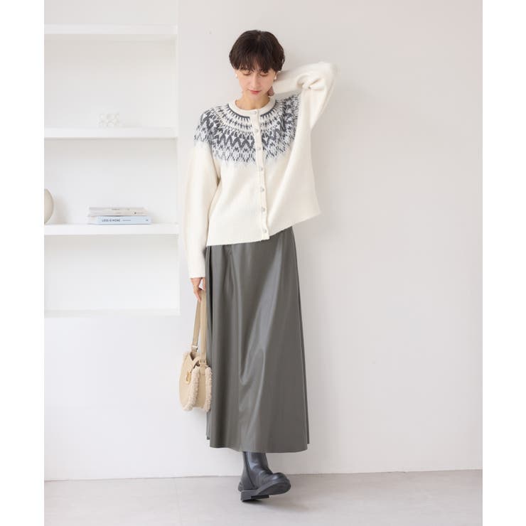 ノルディック柄カーディガン | ROPE' PICNIC | 詳細画像20 