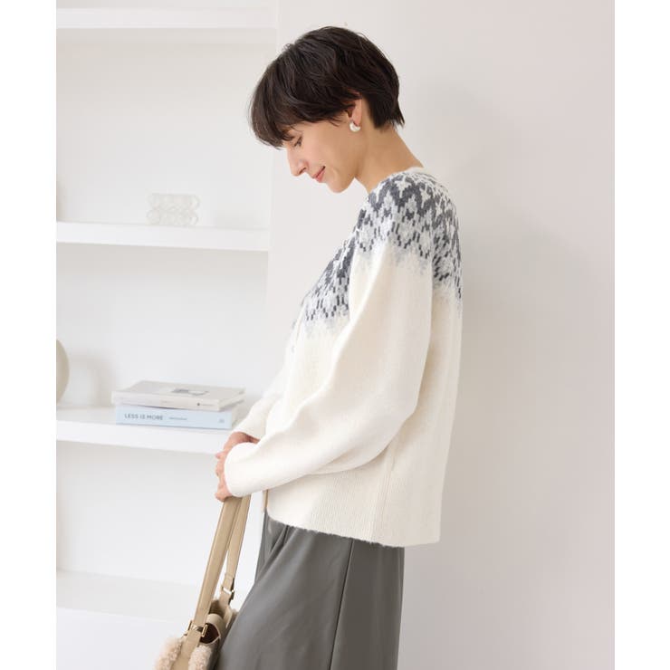ノルディック柄カーディガン | ROPE' PICNIC | 詳細画像22 