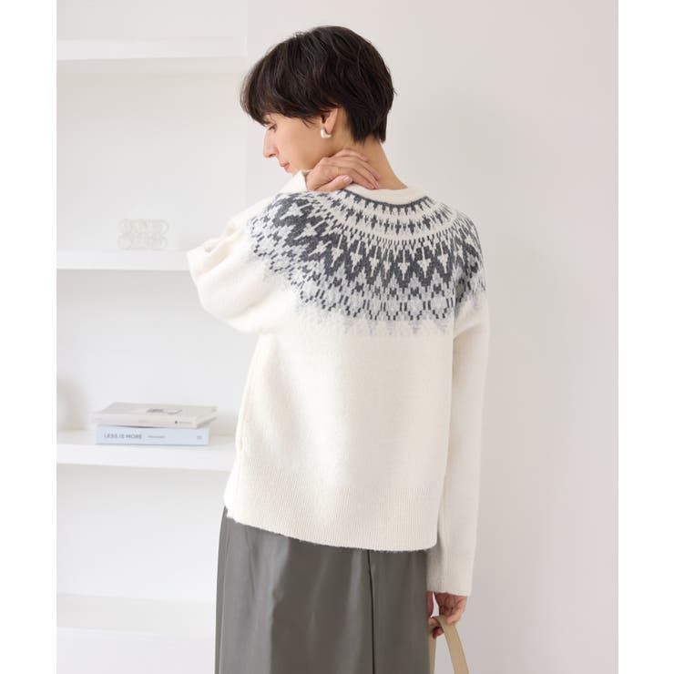 ノルディック柄カーディガン | ROPE' PICNIC | 詳細画像23 