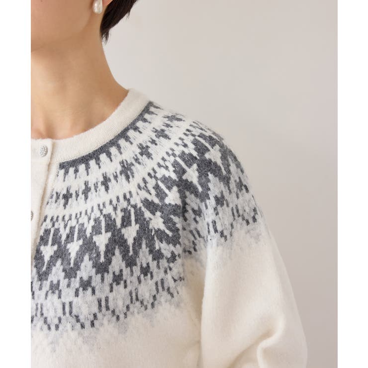 ノルディック柄カーディガン | ROPE' PICNIC | 詳細画像29 