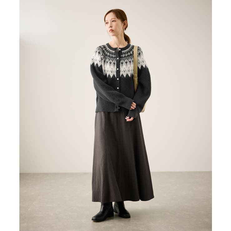 ノルディック柄カーディガン | ROPE' PICNIC | 詳細画像3 