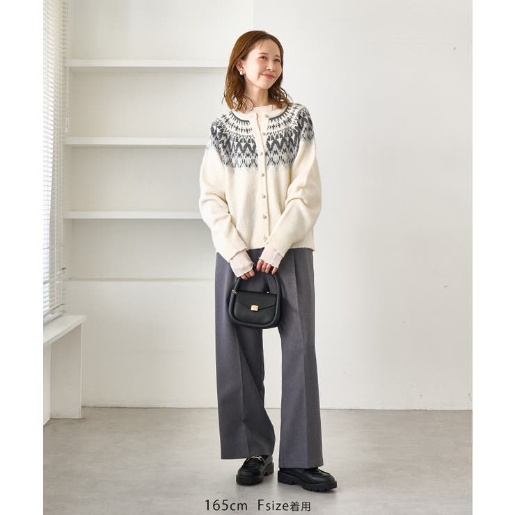 ノルディック柄カーディガン | ROPE' PICNIC | 詳細画像7 