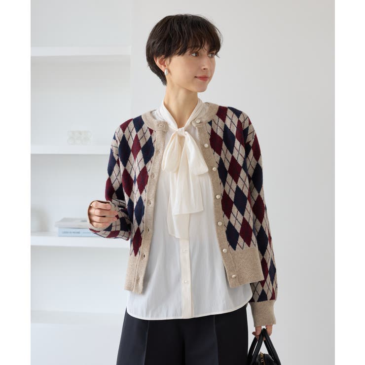 アーガイル柄アソートカーディガン | ROPE' PICNIC | 詳細画像27 