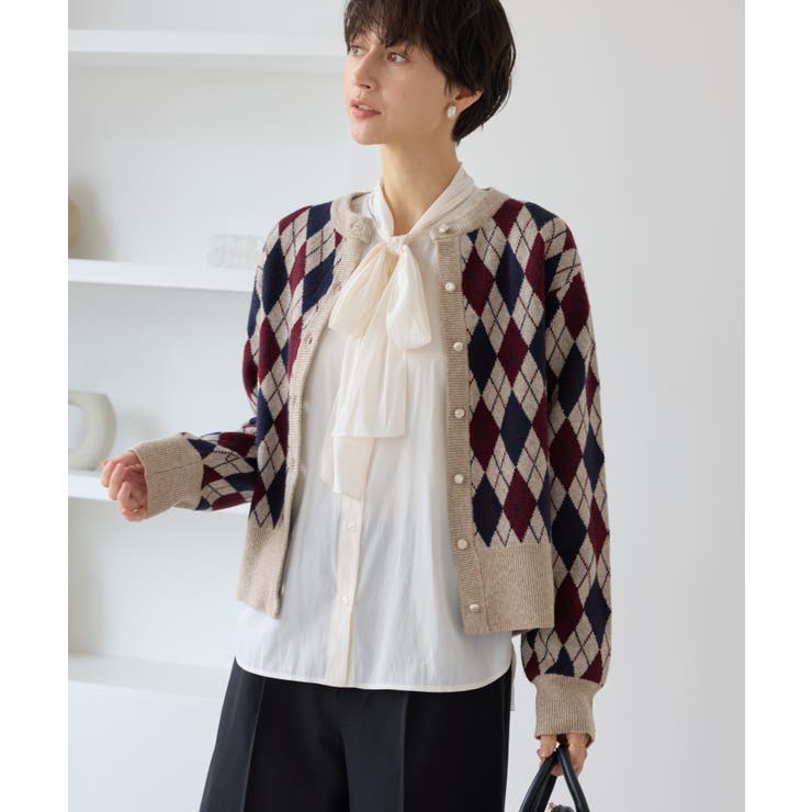 アーガイル柄アソートカーディガン | ROPE' PICNIC | 詳細画像28 