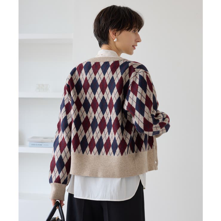 アーガイル柄アソートカーディガン | ROPE' PICNIC | 詳細画像29 
