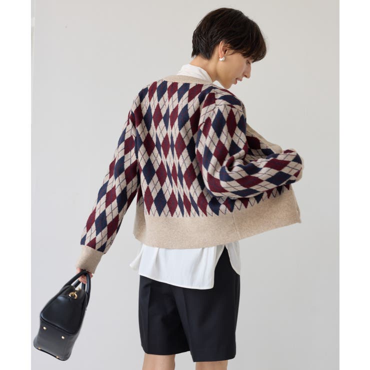 アーガイル柄アソートカーディガン | ROPE' PICNIC | 詳細画像30 