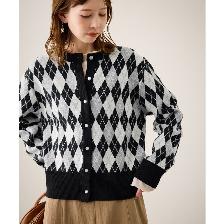 アーガイル柄アソートカーディガン | ROPE' PICNIC | 詳細画像4 